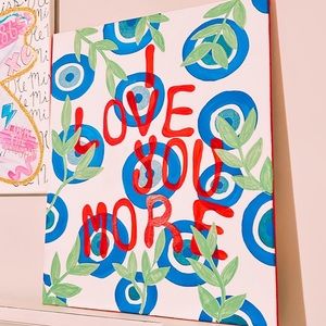 I love you more painting